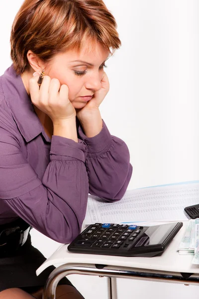 stock image Sad business woman