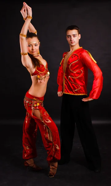 Beautiful young dancers — Stock Photo, Image