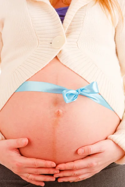 Graviditet, närbild — Stockfoto