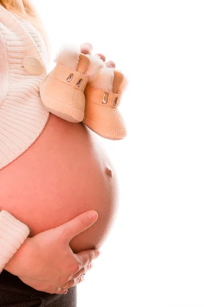 Schwangerschaft, Nahaufnahme — Stockfoto