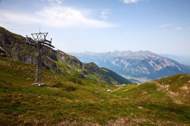 İsviçre Alpleri'nde hiking