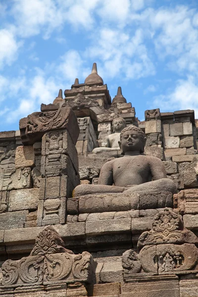 インドネシアのボロブドゥール寺院 — ストック写真