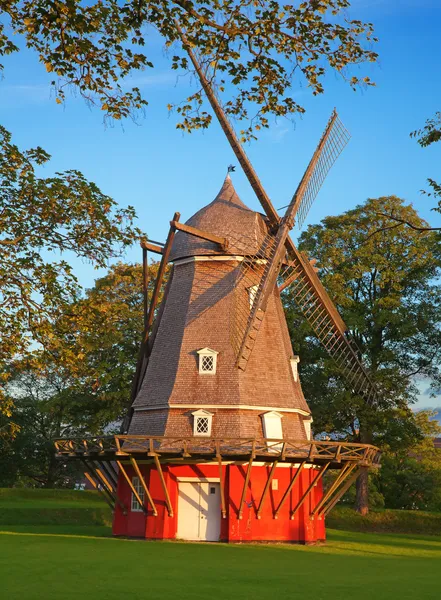 Vieux moulin rouge — Photo