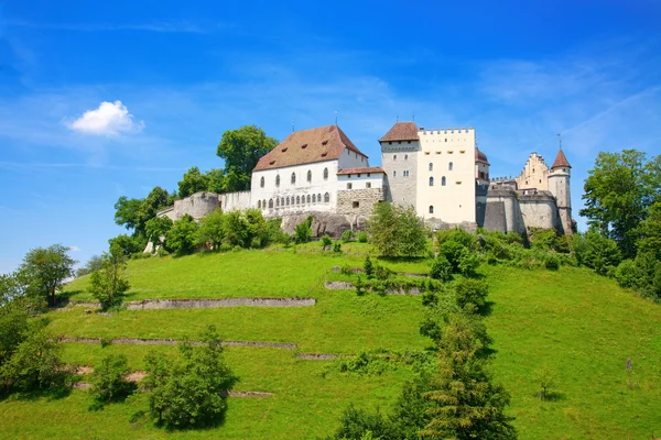 Lenzburg замок — стокове фото