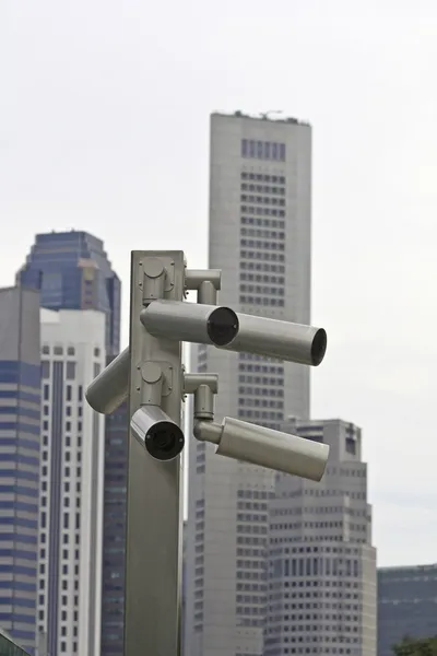 Câmaras de vigilância exteriores — Fotografia de Stock