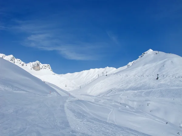 Alplerde kış — Stok fotoğraf