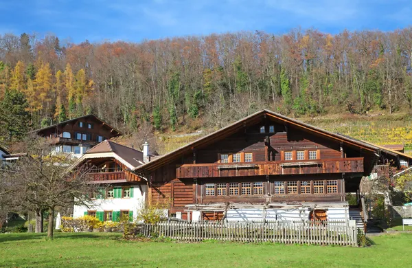 Traditionella schweiziska gård — Stockfoto