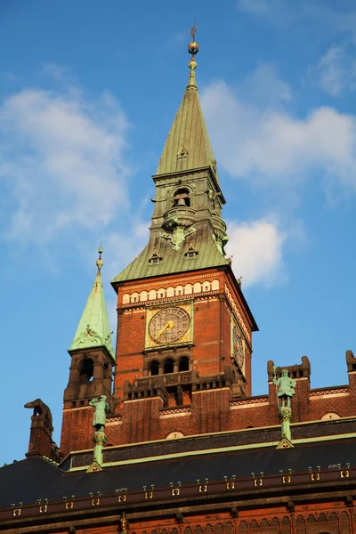 Δημαρχείο Της Κοπεγχάγης Κοπεγχάγη Δανία — Φωτογραφία Αρχείου