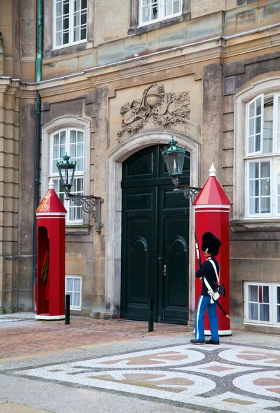 Königliche Garde Kopenhagen Dänemark — Stockfoto