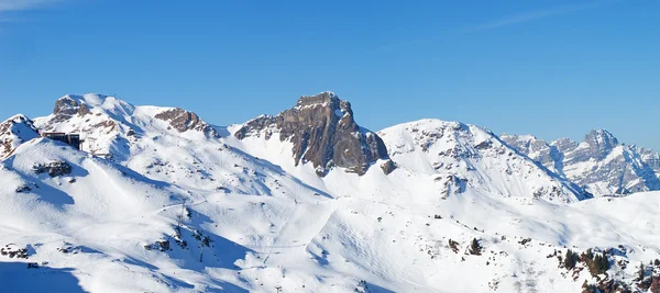 Piste Sur Station Ski Flumserberg Suisse — Photo