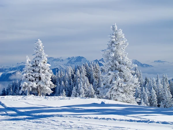 Télen Svájci Alpokban Flumserberg Gallen Svájc — Stock Fotó