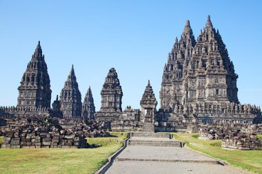 Hindu temple Prambanan clipart