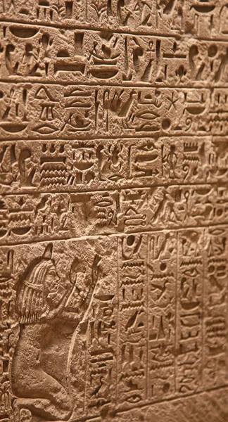 A falon hieroglifák — Stock Fotó