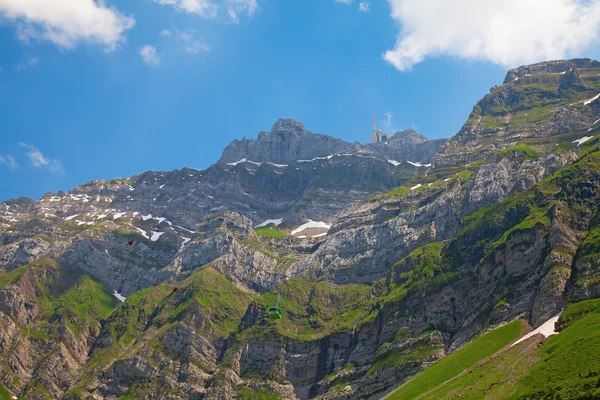 Linbanan i Alperna — Stockfoto