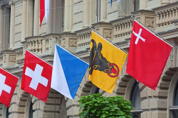 취리히의 스위스 건국 기념일 — 스톡 사진