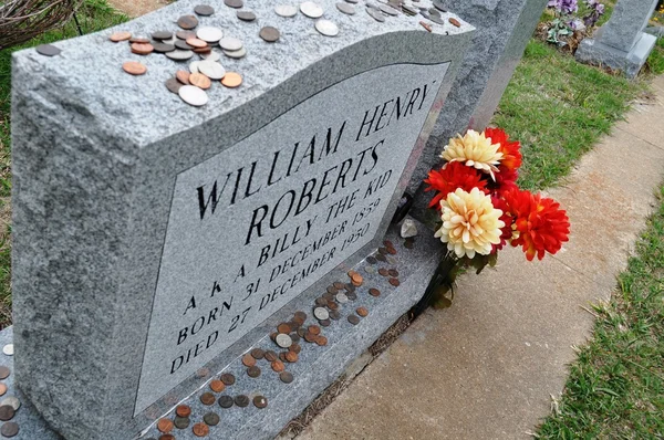 Billy The Kid perspectiva marcador grave Cowboy — Fotografia de Stock