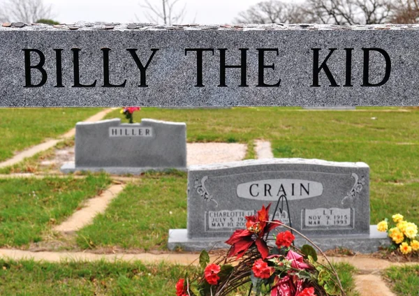 stock image Billy The Kid grave marker