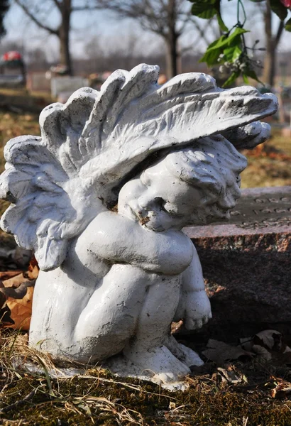Anioł cmentarz — Zdjęcie stockowe