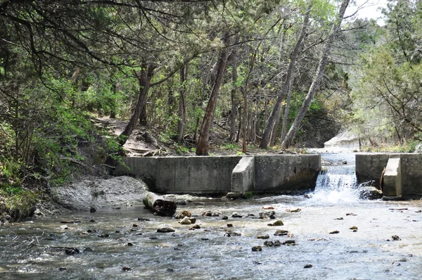 Chalk Ridge Texas Vattenfall — Stockfoto