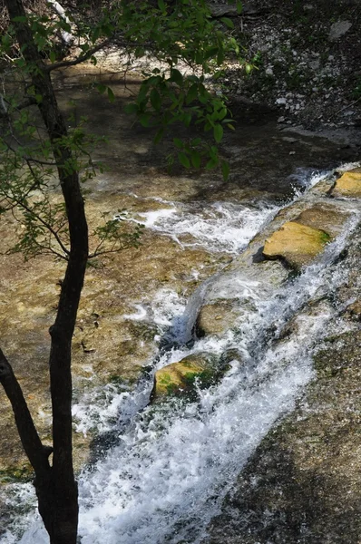 Chalk Ridge Texas Waterfall — Stock Photo, Image