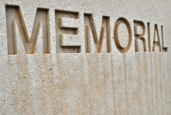 Sign Memorial — Stock Photo, Image