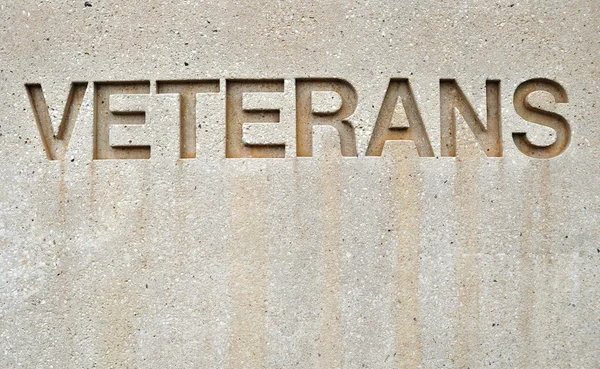 Sign veterans — Stock Photo, Image