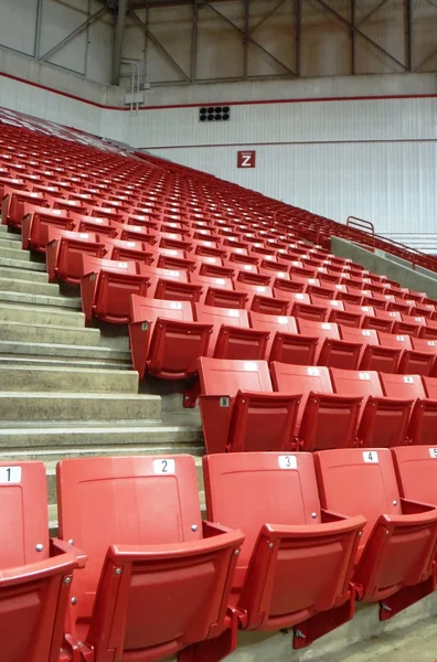 Stadium Seats - Red — Stock Photo, Image
