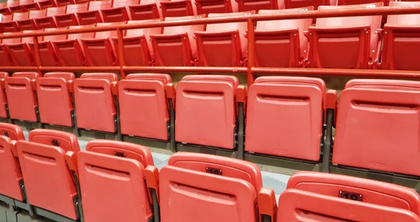 Stadionsitze - rot — Stockfoto