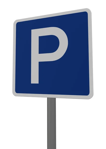 Парковка дорожных знаков — стоковое фото