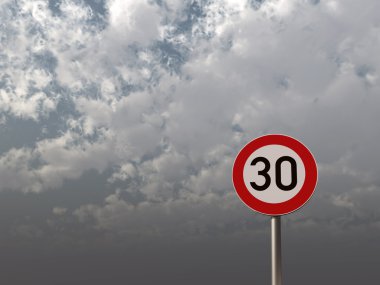 Speed limit clipart