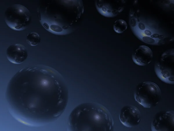 Karanlık bir bubbles — Stok fotoğraf