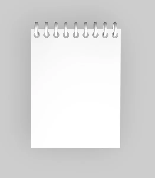 Boş bir beyaz sayfa — Stok fotoğraf
