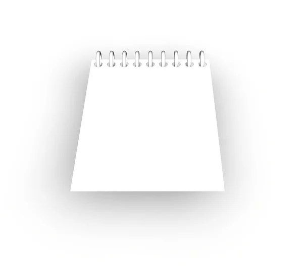Üres, fehér papírlap — Stock Fotó