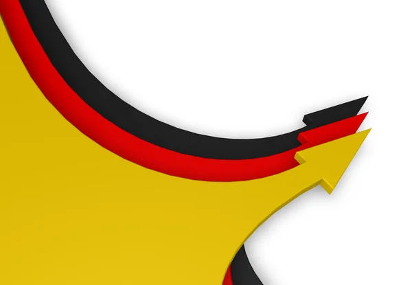 Duitse kleuren — Stockfoto