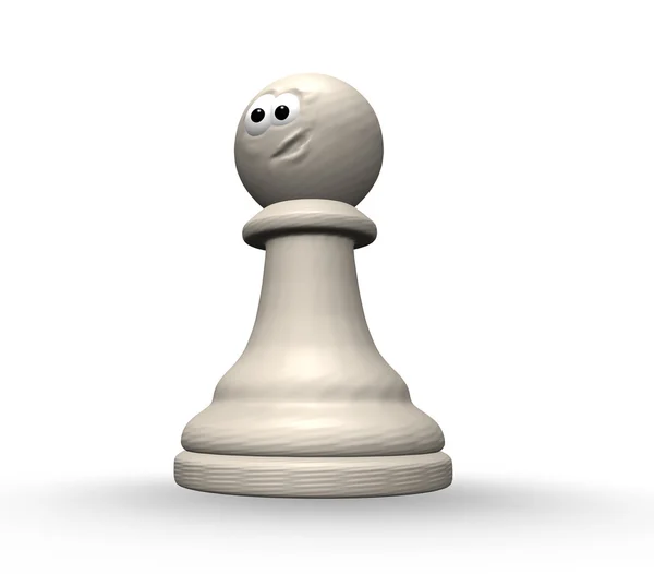 面白いチェスのポーン — ストック写真