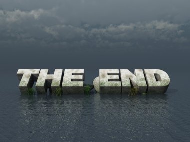 The end clipart