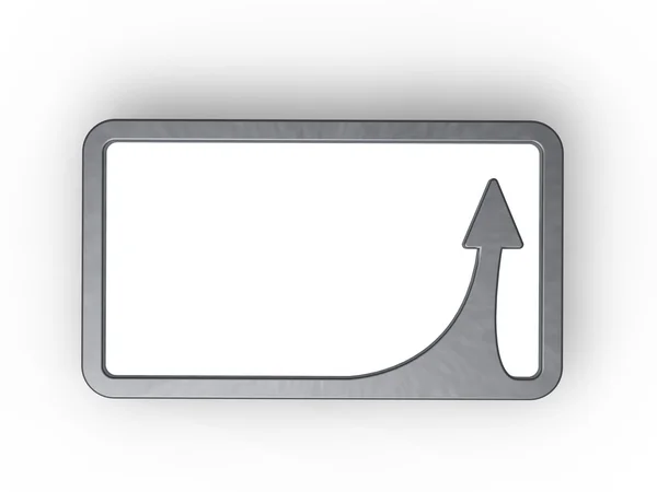 Frame border with arrow — Stock Photo, Image