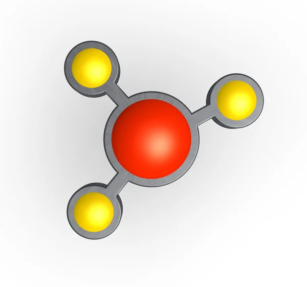 Molekül soyut — Stok fotoğraf