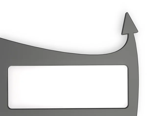 Frame border with arrow — Stock Photo, Image