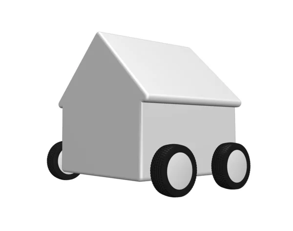 House on wheels — Stock Photo, Image
