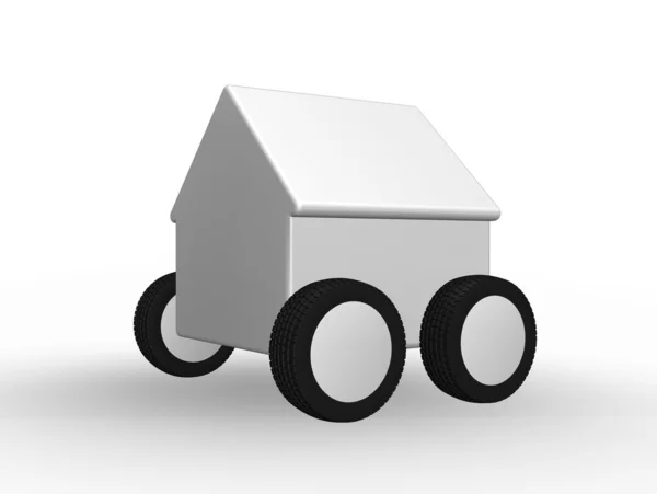 Huis op wielen — Stockfoto