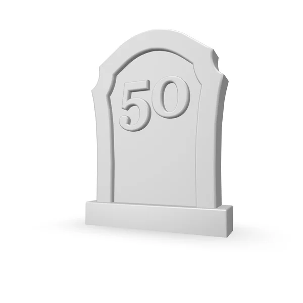 50 の墓石 — ストック写真