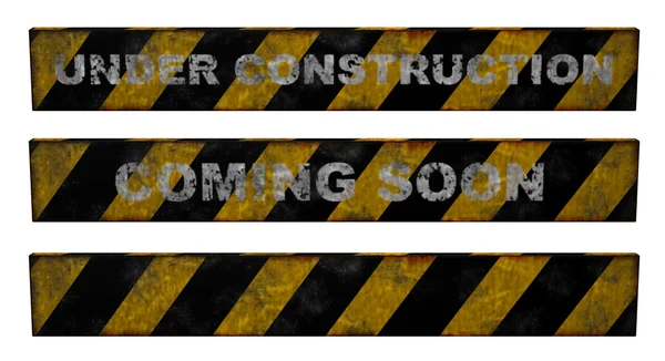 Warning barriers — Stock Photo, Image