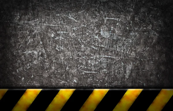 Grunge background with warning bar — Stock Photo, Image