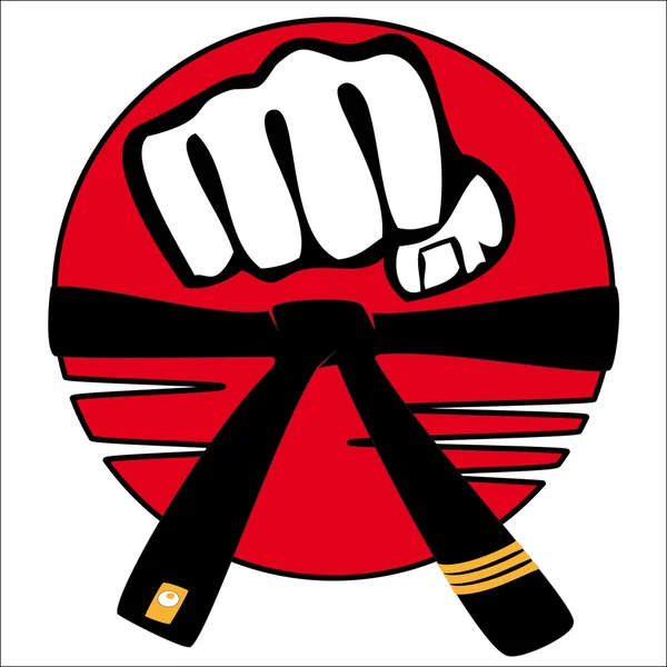 Symbole der Kampfkunst. Logo. — Stockvektor