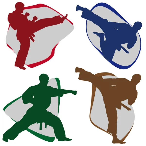 Símbolo de Creativ Kyokushin Shotokan Japão Karate artes marciais . — Fotografia de Stock