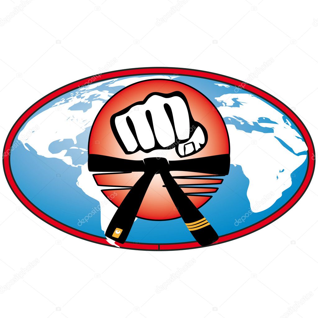 Martial art World Cup colored simbol. — Stock Photo © SPLAV_SK 4242074
