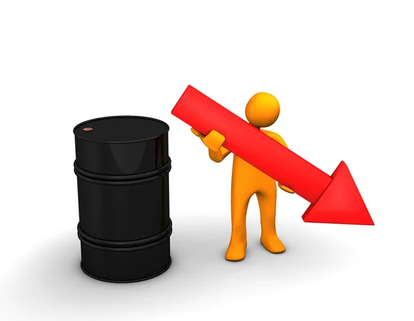 Barril de óleo — Fotografia de Stock