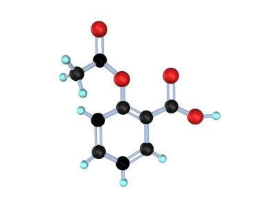 Molecule Acetylsalicylic Acid clipart