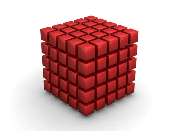 Cube Bing Bang — Stock Photo, Image